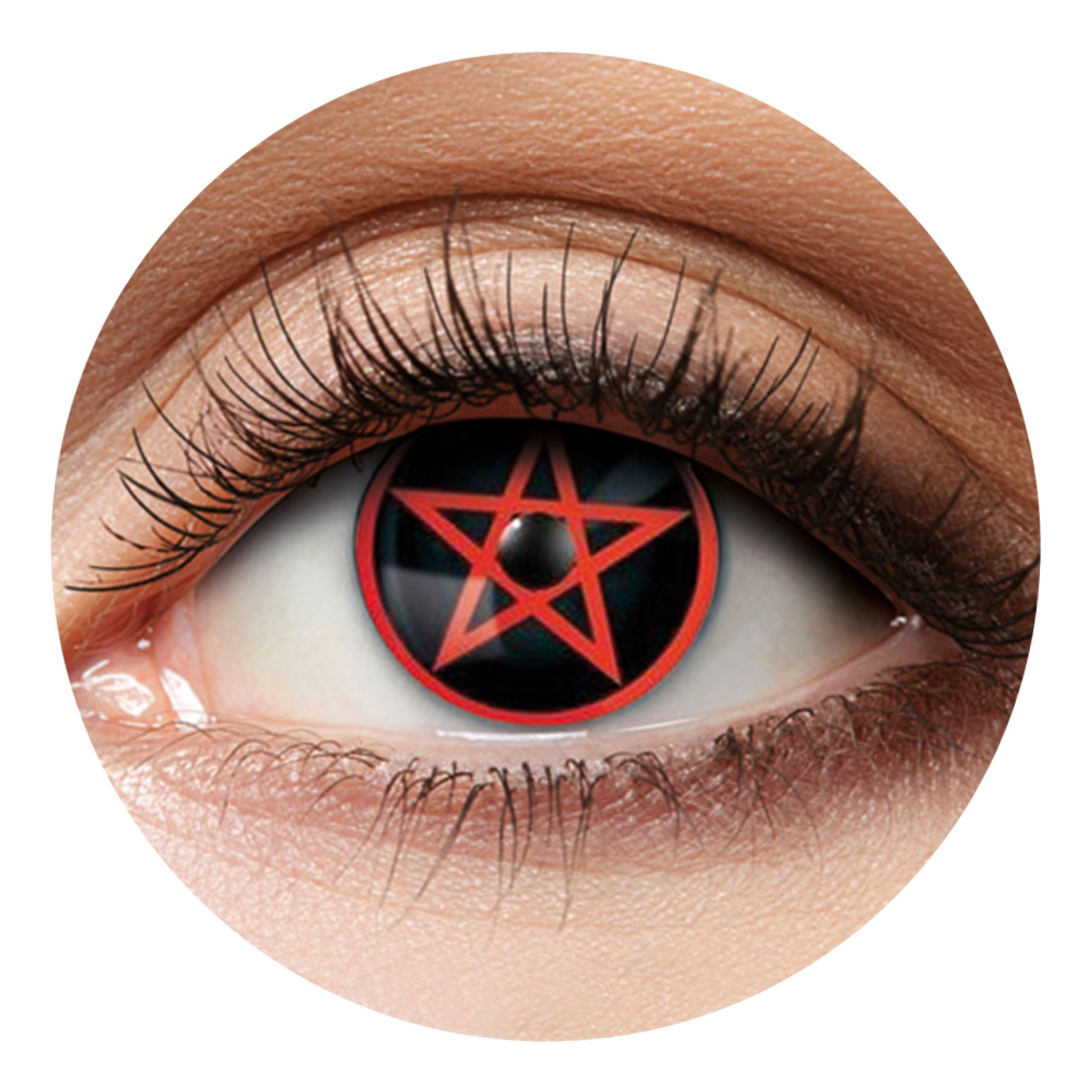 Piilolinssit Red Pentagram