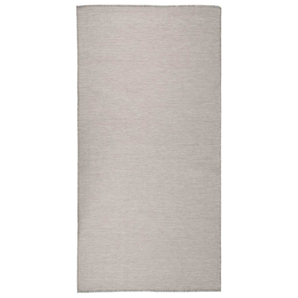 Flatweave 100x200 cm vaaleanharmaa