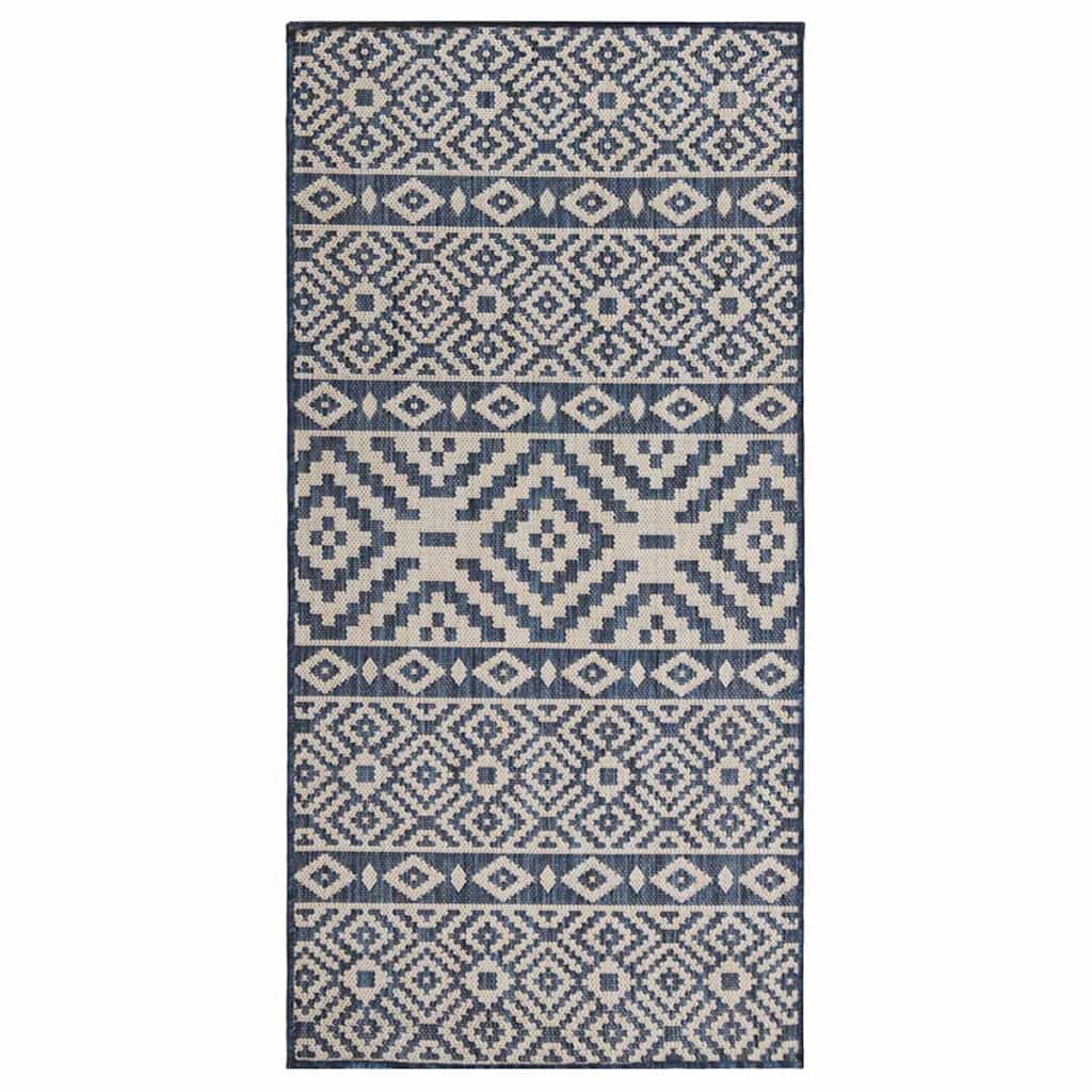 Flatweave 100x200 cm siniset raidat