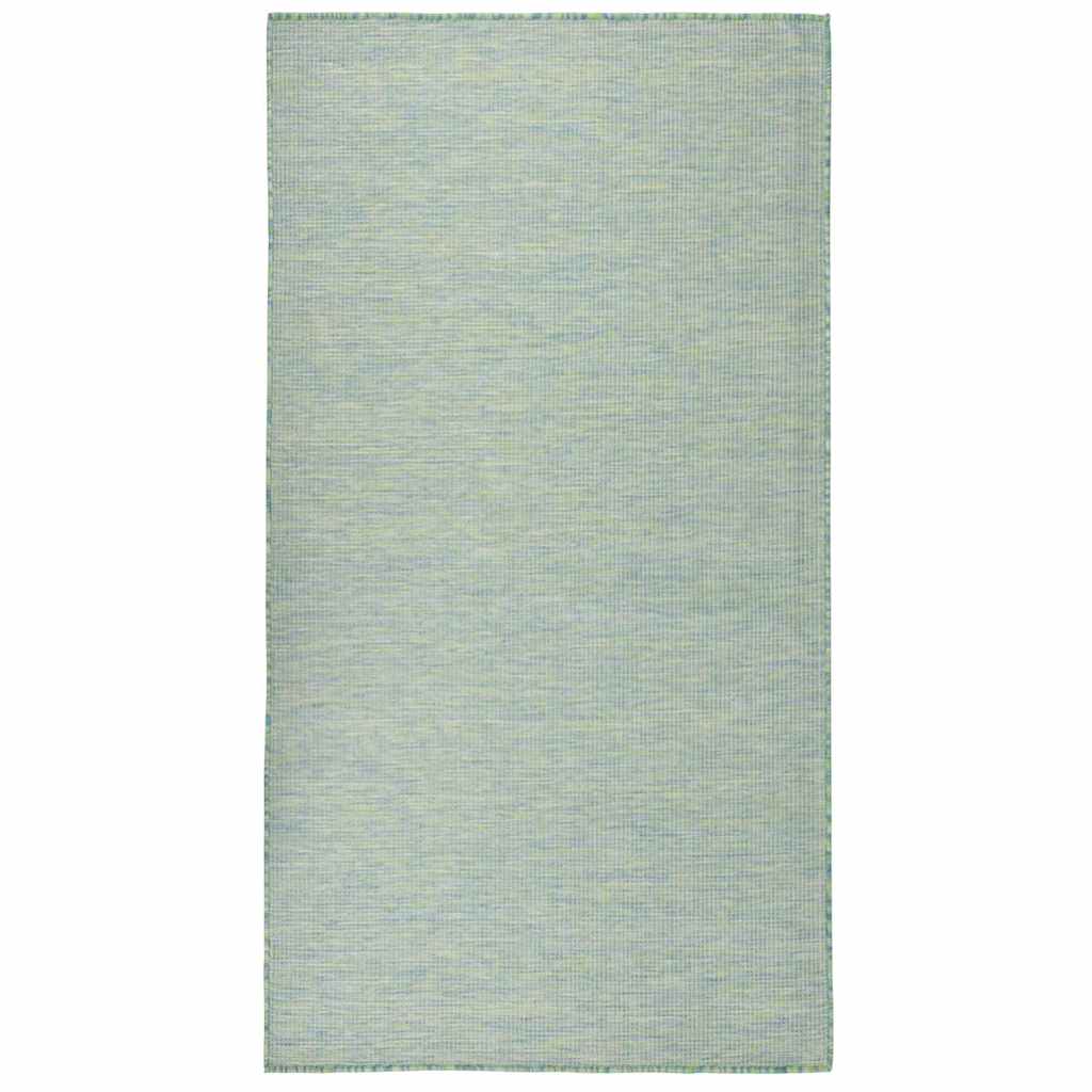 Flatweave 140x200 cm turkoosi